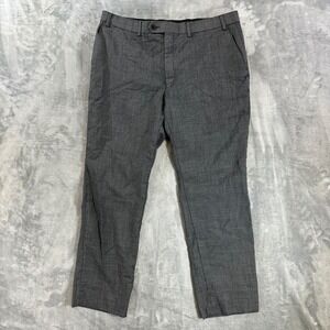 Lauren Ralph Lauren Black Label Dress Pants Mens Size 38x30 Gray Formal Trousers